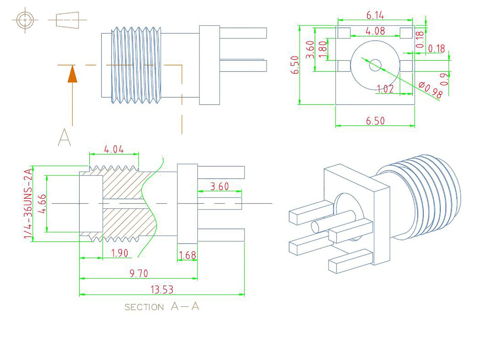 Correct SMA Jack